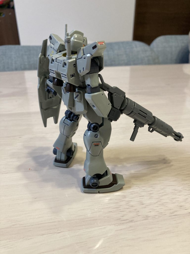 バックショット、デカール少な。筆塗りの難しさに心折れて、貼る気力がありませんでした。