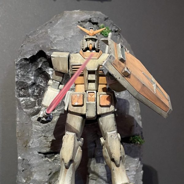 崖ヴィネットwithガンダム