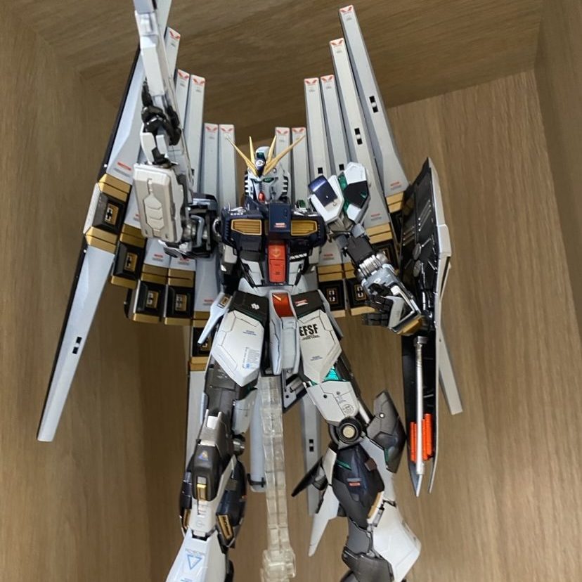 νガンダム ver.ka ガンプラ mg hws ダブルフィンファンネル-