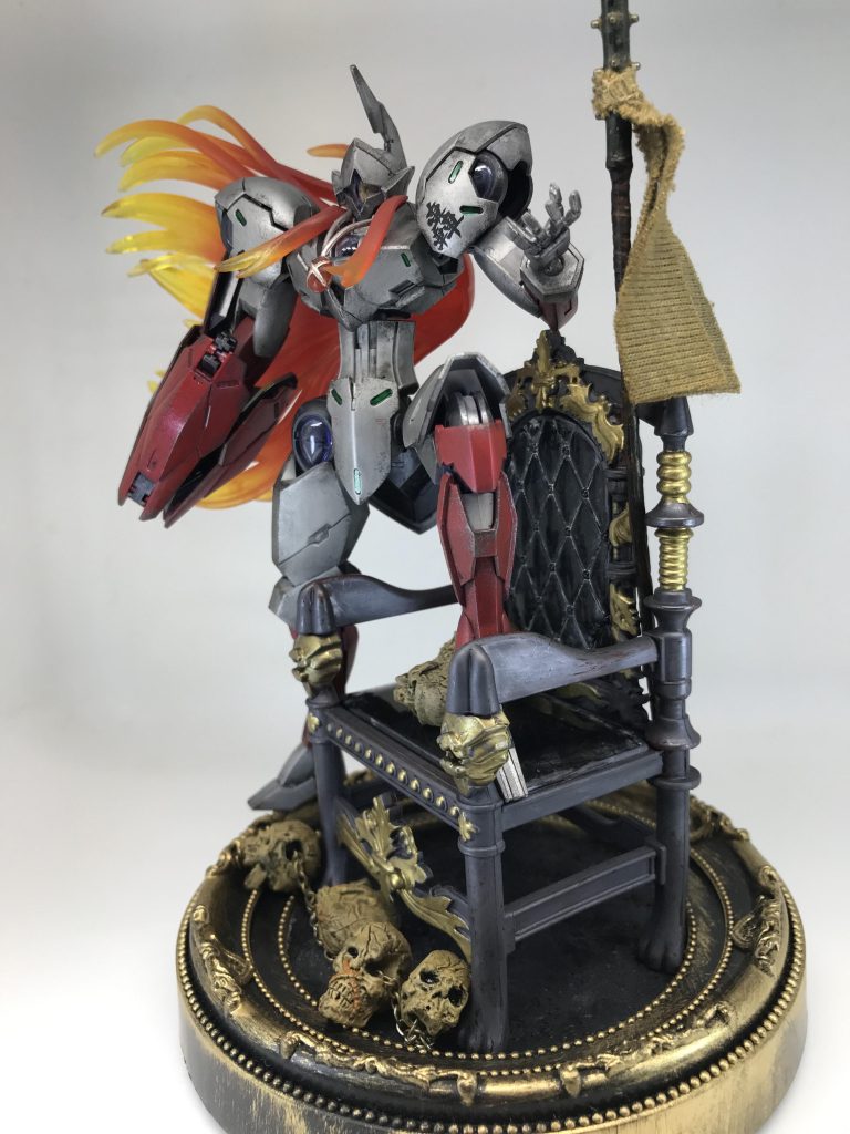 頭が高いぞ、虫ケラども…身の程を知れ!そんなセリフが似合いそうな、絶対的強者感と凶悪さが表現できたのではないでしょうか絶対的強者感…好きすぎだなワシ…この作品で水コン優勝を狙うで〜!←絶対ムリだしもう終わってる🙄