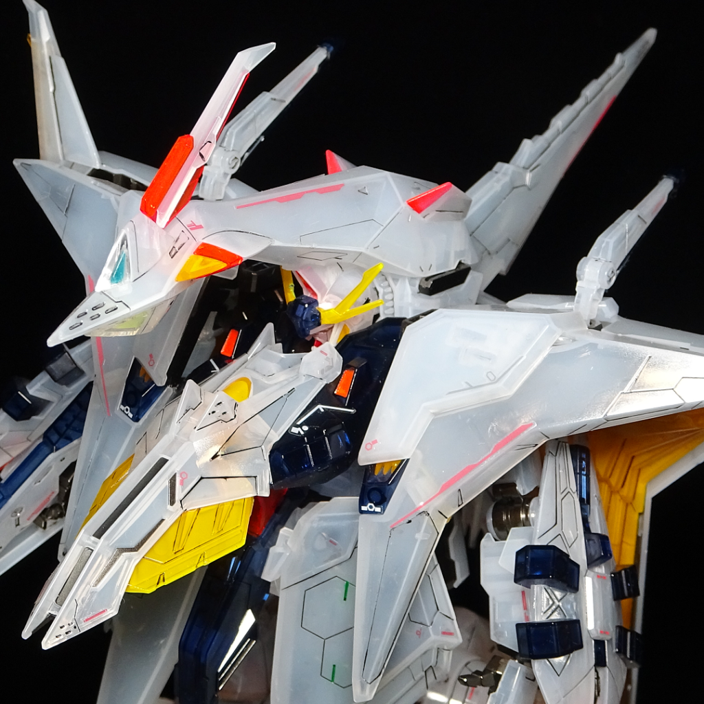 HGペーネロペー(クリアカラー)ダボ穴処理｜セリカ3さんのガンプラ作品