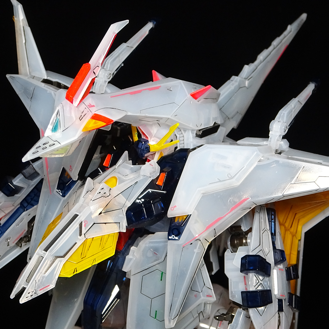 HGペーネロペー(クリアカラー)ダボ穴処理｜セリカ3さんのガンプラ作品 