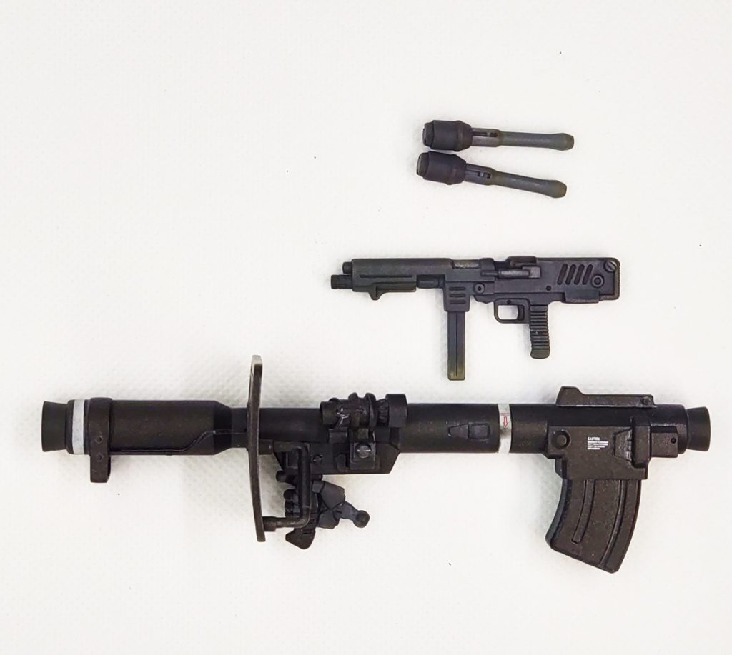 ラケーテンバズのスコープをジャンクパーツでちょい改造。ディティールアップパーツちょい足し。