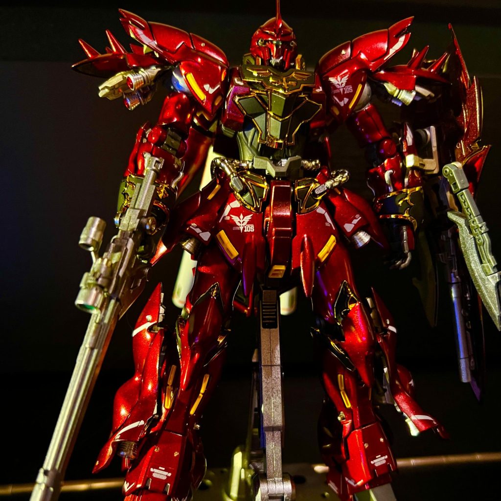 シナンジュ RG キャンディ塗装＋メタルパーツによるディテールアップ｜@ffxi1031さんのガンプラ作品｜GUNSTA（ガンスタ）