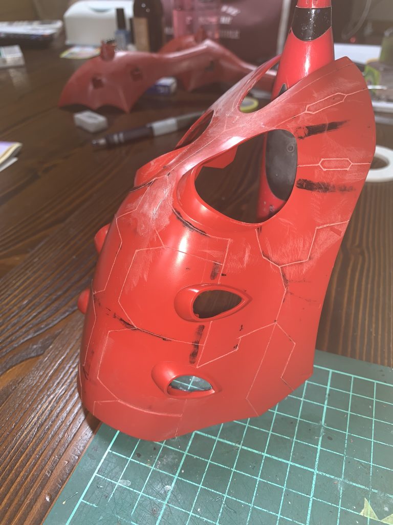 スジをデザインするに迷走してました(//∇//)