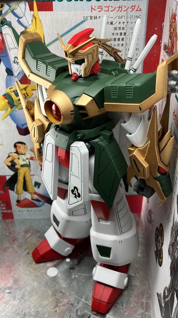 旧キット1/100 ドラゴンガンダム–5枚目/制作者：ぐだ介