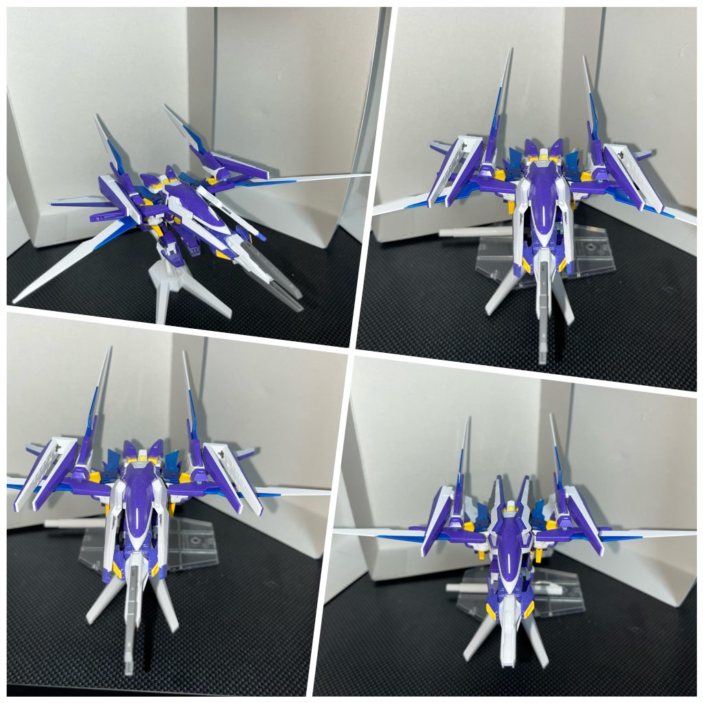 そしてこの機体の特徴は変形機構です!普通のガンダムの変形とは違う変形機構を採用することによって、音速をも超えるスピードを得ることができます!フィンファンネルやΣグライムを展開した全砲塔展開状態での高機動戦闘を行うことができます!