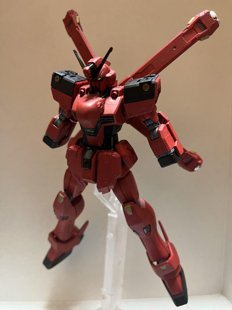 仕上げ前相変わらずカラーや雰囲気のモデルはビギナ・ギナ2(決戦仕様)。なるべく元のクロスボーンの武装や形を残して作成。最近突き抜けた改造が出来てないような((((;゚Д゚)))))))eX1はextra(余分の、特別な)の意味を込めて単語の頭2文字から取りました。