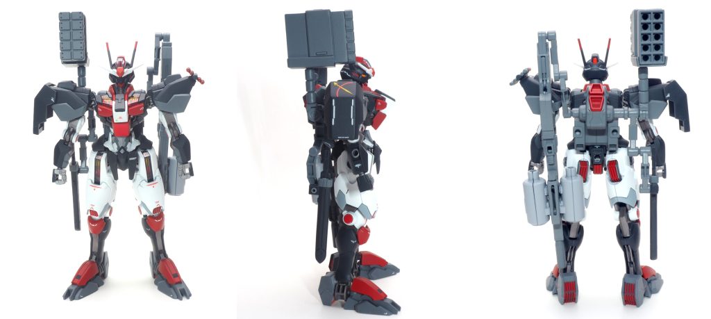 概要 ガンダム・エアリアルをベースに改造されたガンプラ。ヘヴィウエポンコマンドガンダムを参考に追加装甲による高い防御力と重火器による制圧戦を重点に置いている。また、武装の全弾切れを前提に機動力による近接戦闘にも対応しており、使い切った武装・サブアームをパージする事で機動力が増加し、更にはGUNDフォーマットの恩恵により機体性能を飛躍的に向上させる事でより高い機動力を持ち、遠近にも対応できる汎用機でもある。 余談だが英名の先頭に「HEAVY」があるが、「ヘビーガンダム(HEAVY GUNDAM)」とは一切関係ない。