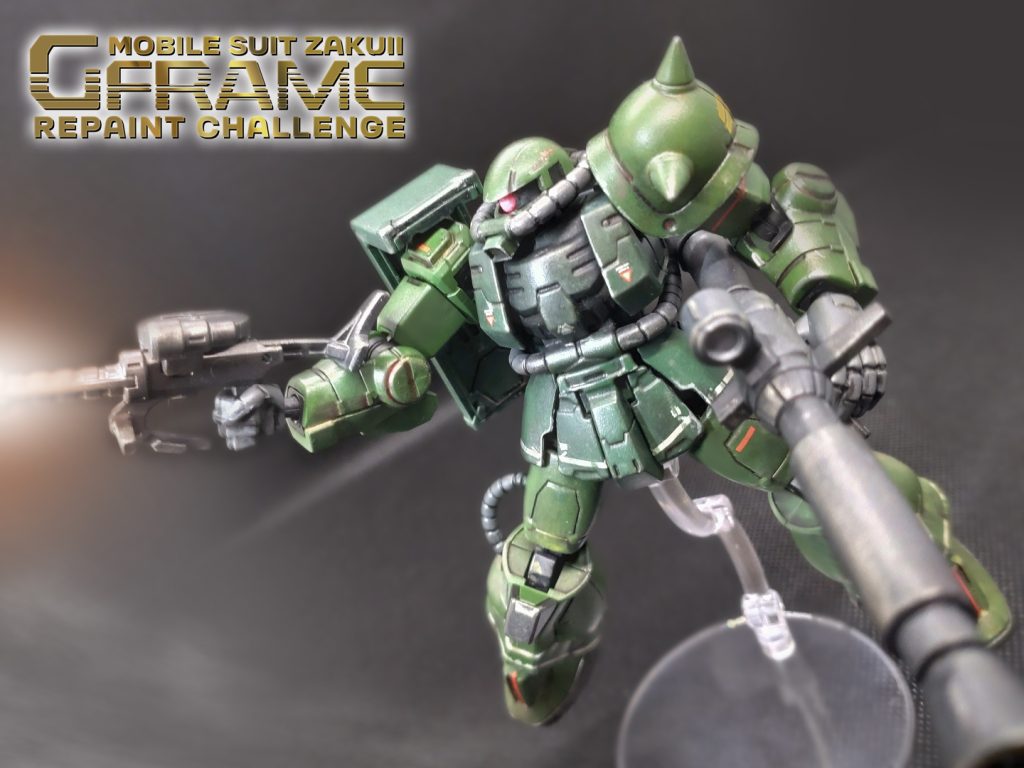 GフレームザクⅡはリアルタイプカラーがもうじき発売されますね…これ塗って結構満足したけど…ポチるかどうか迷う～