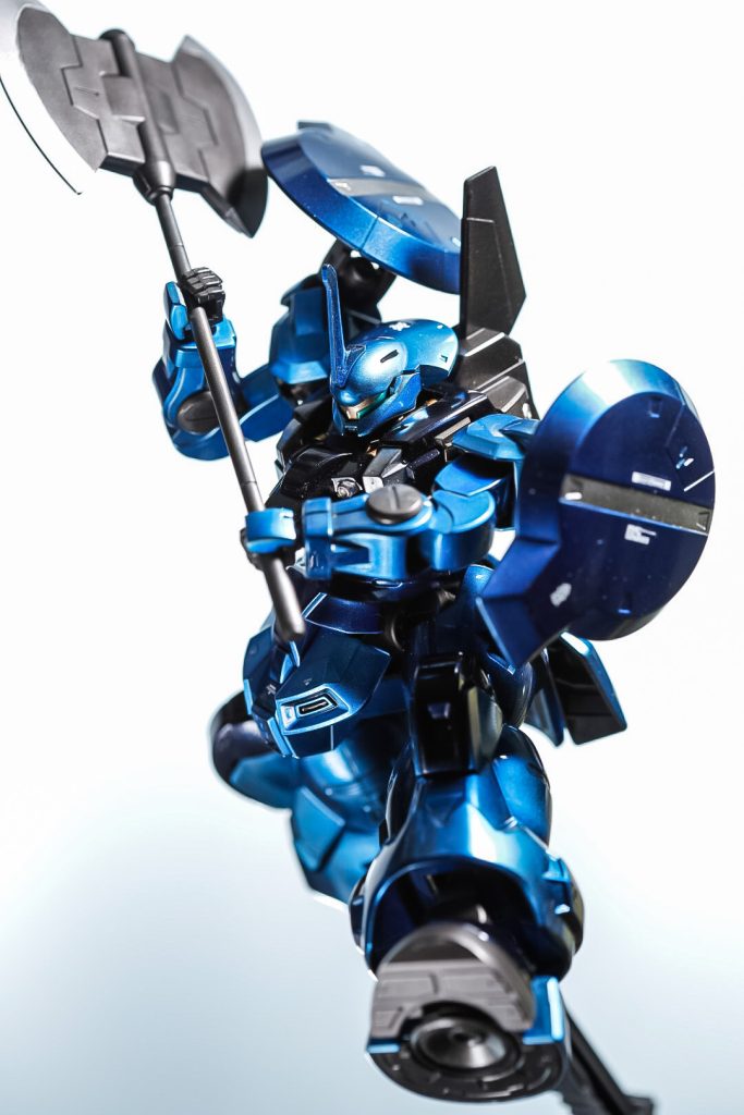 勇ましいポージングが決まる!