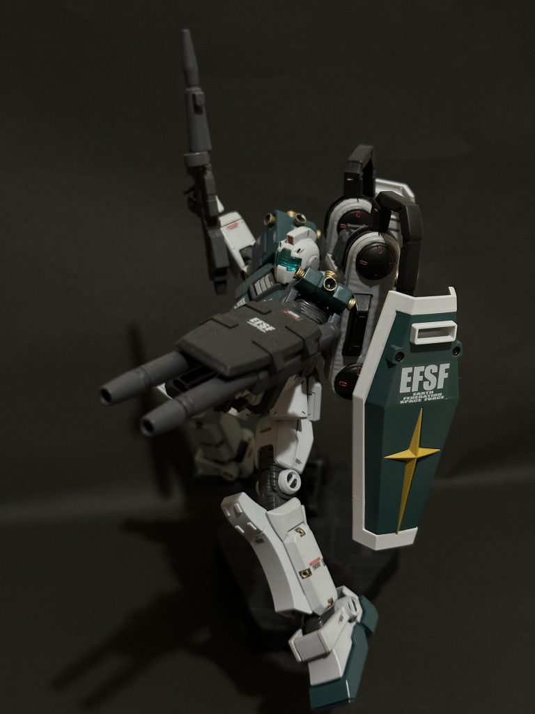 全塗装からの墨入れ艶消し仕上げです。 