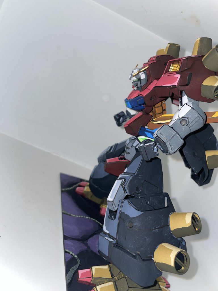 旧キット デビルガンダム アニメ塗り 筆塗り–8枚目/制作者：NbHaruto