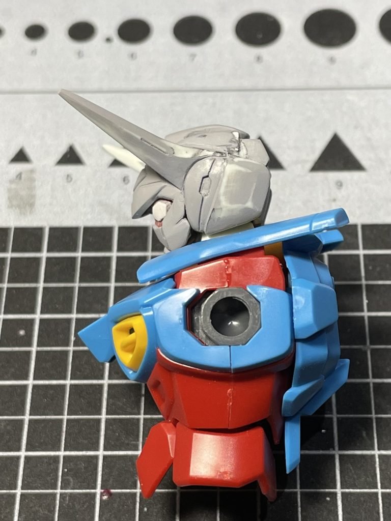 耳当て上部の処理