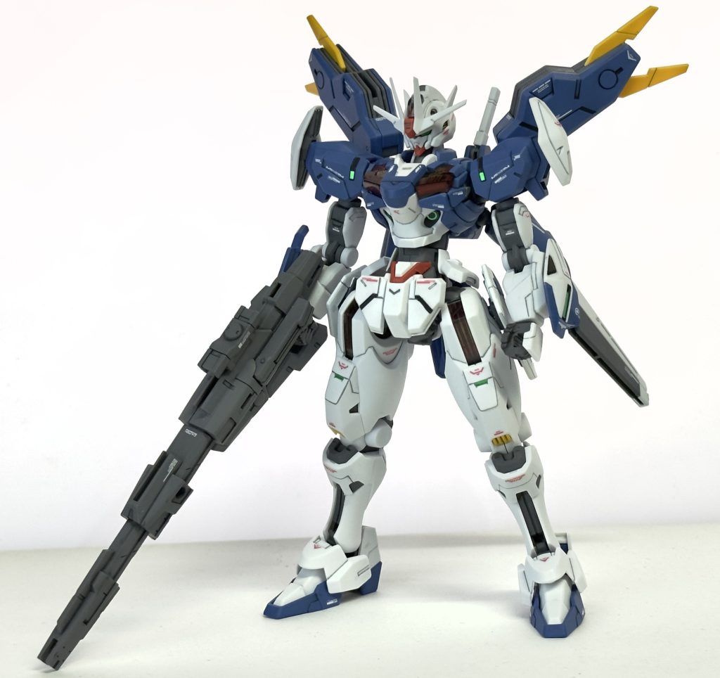 素のエアリアルはビットを着けない形態で完成してると感じましたが、改修型に関しては逆にビットオンフォームの方がしっくり来ますね。