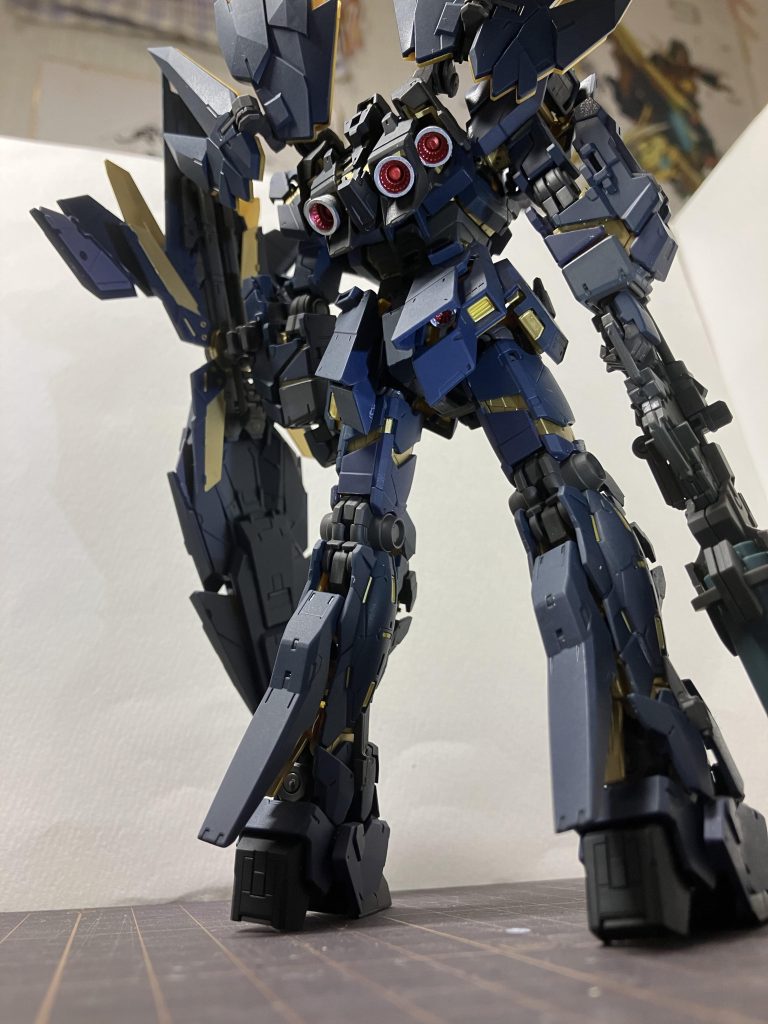 ユニコーン系のバックパックのスラスターっていいですよね。特に展開のギミック。