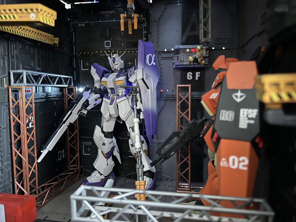 AE & 地球連邦軍🌏EFSF  MS格納庫ジオラマ–3枚目/制作者：SINANJU