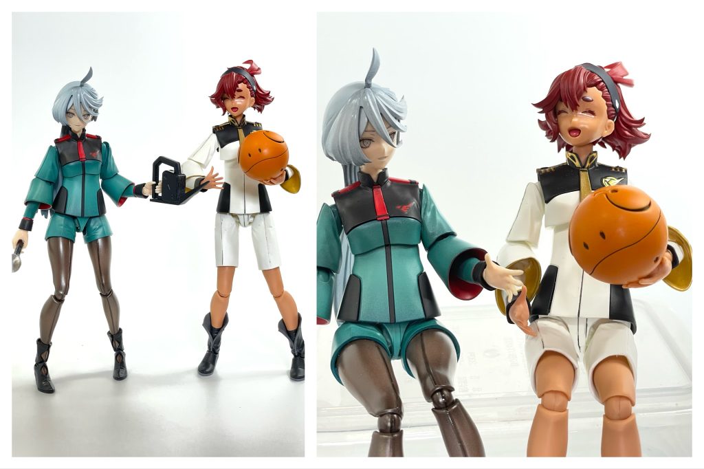 スレッタと。First Season は不穏な終わり方でしたが、もう直ぐ始まる Second Season ではどうなるんでしょうね〜?