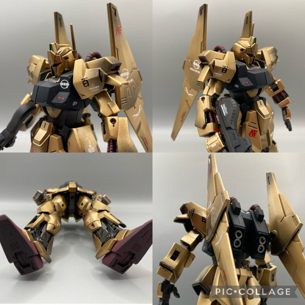 各角度から。足裏中々穴を埋めるのに手こずるf^_^;