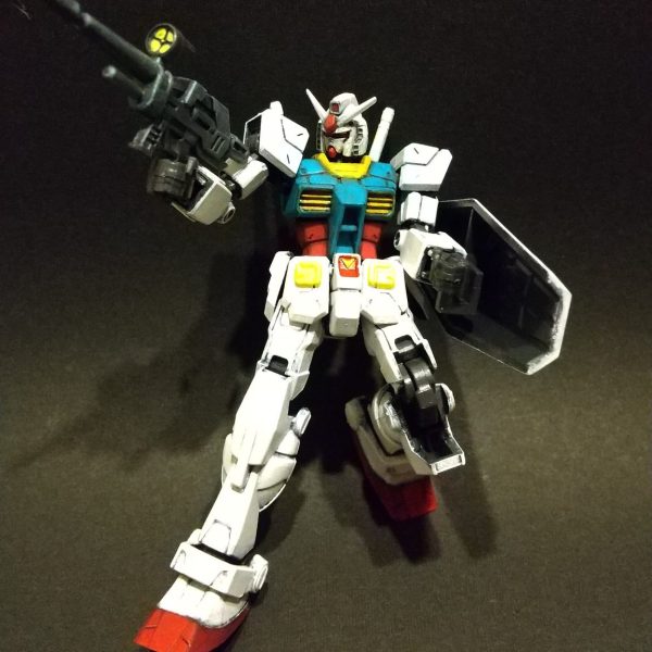 ¥1500ガシャ ガンダム クリアカラー 汚塗装