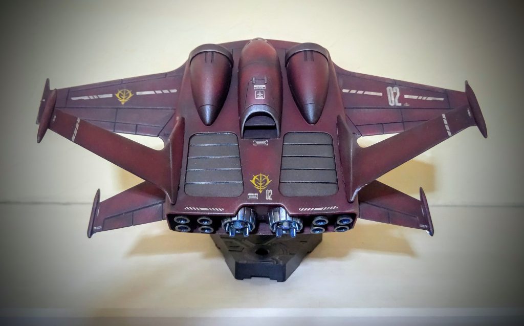 バーニアの電飾も失敗で光かたがまばらです( ´-ω-)