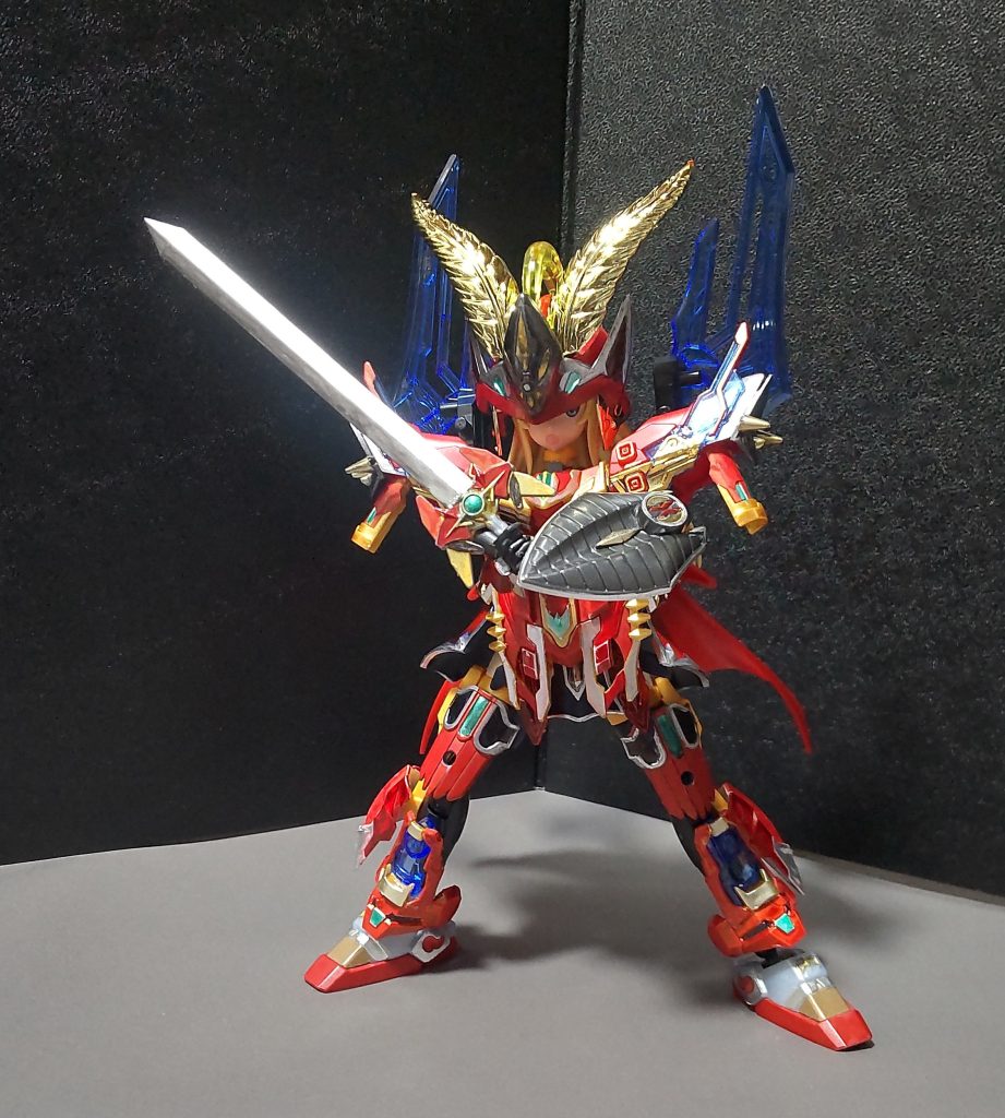 両手持ちで構えさせるといい感じです。