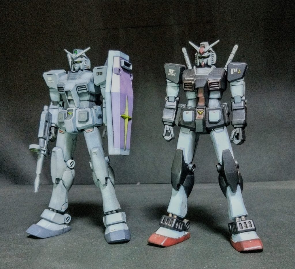 先日投稿したG3ガンダムと比べてみました！