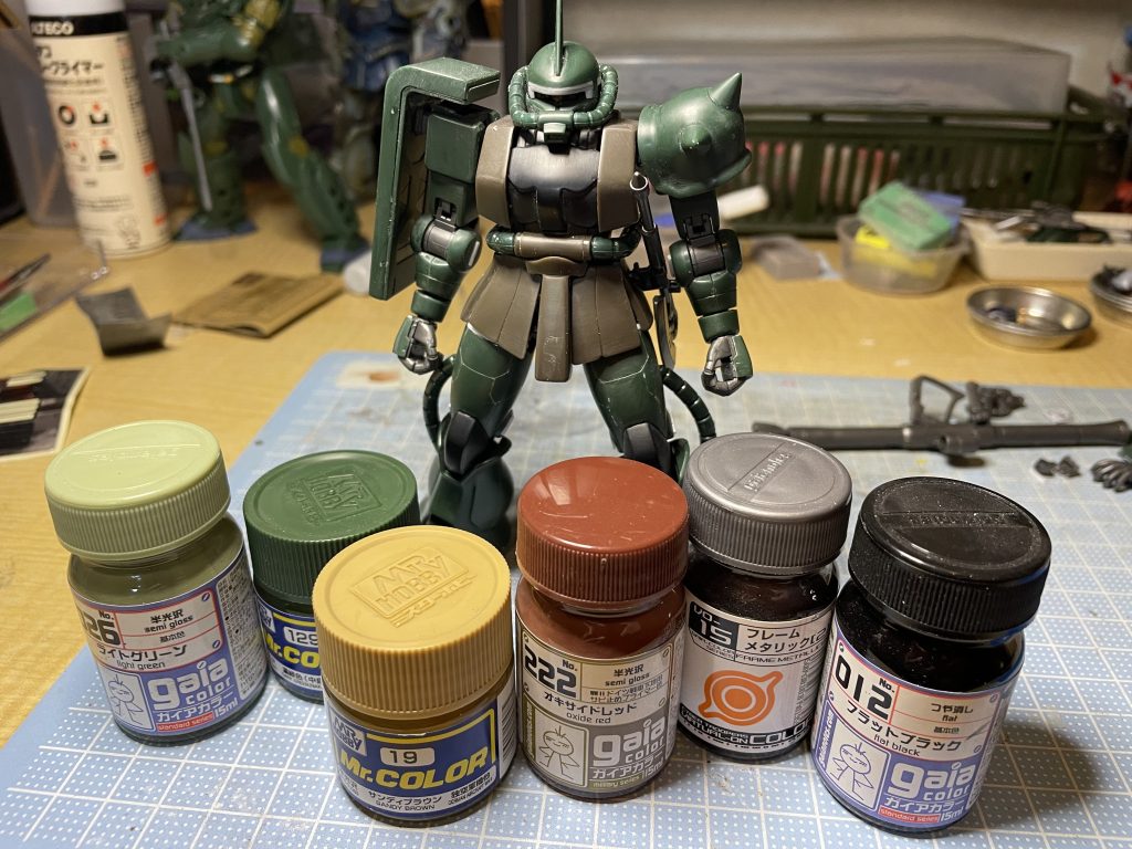 今回使った塗料はこちら艶消しで仕上げました。