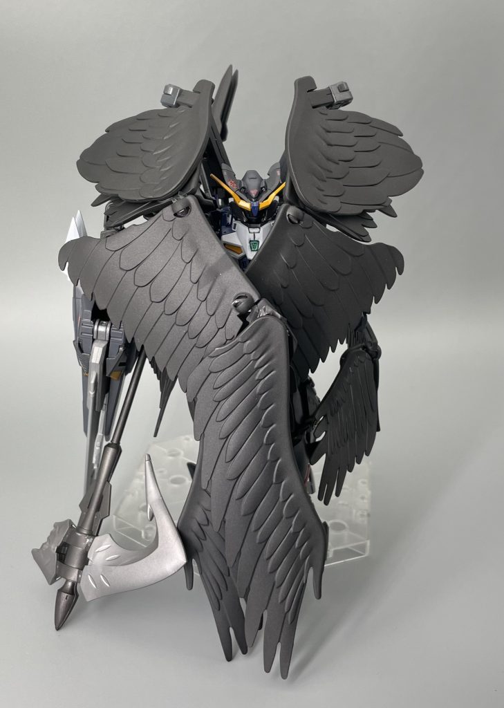 そして、エピオンの羽をパージすればナノマシンで翼が形成される、ウイングガンダムのイメージを取り入れてみました😌