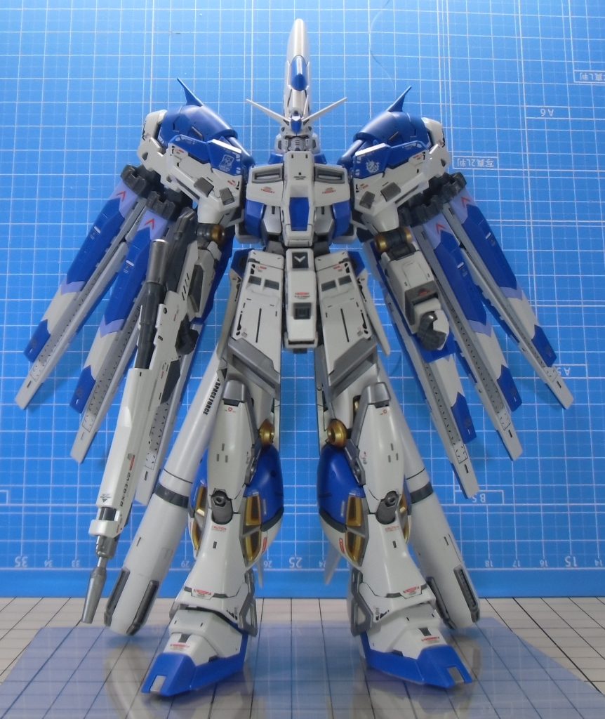 RG　Hi-νガンダム　墨入れ+デカール–2枚目/制作者：mike-neko