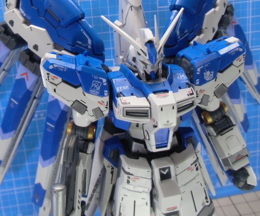 RG　Hi-νガンダム　墨入れ+デカール–3枚目/制作者：mike-neko