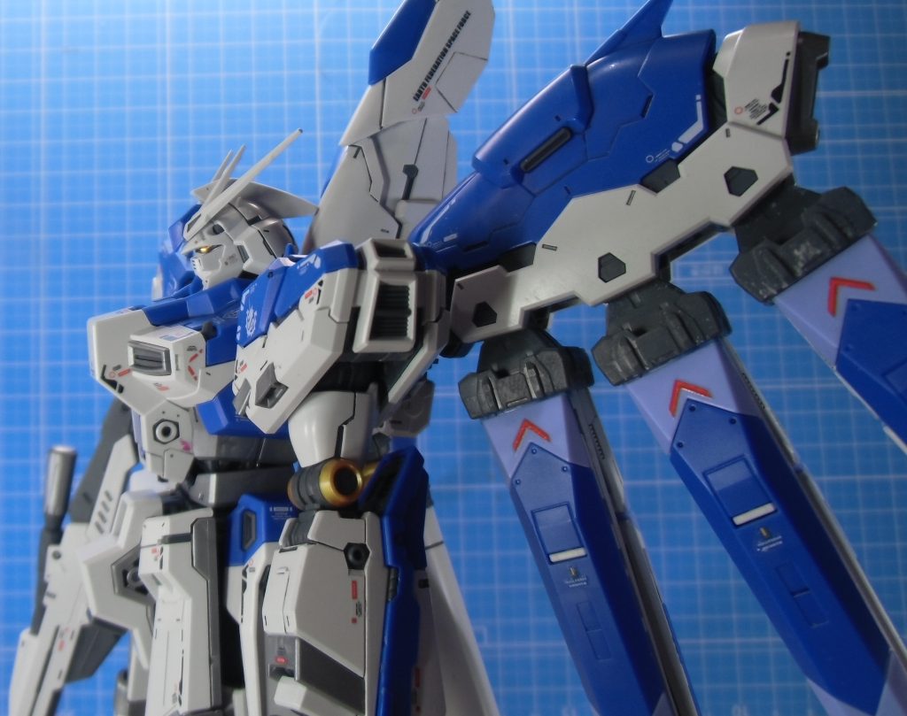 RG　Hi-νガンダム　墨入れ+デカール–4枚目/制作者：mike-neko