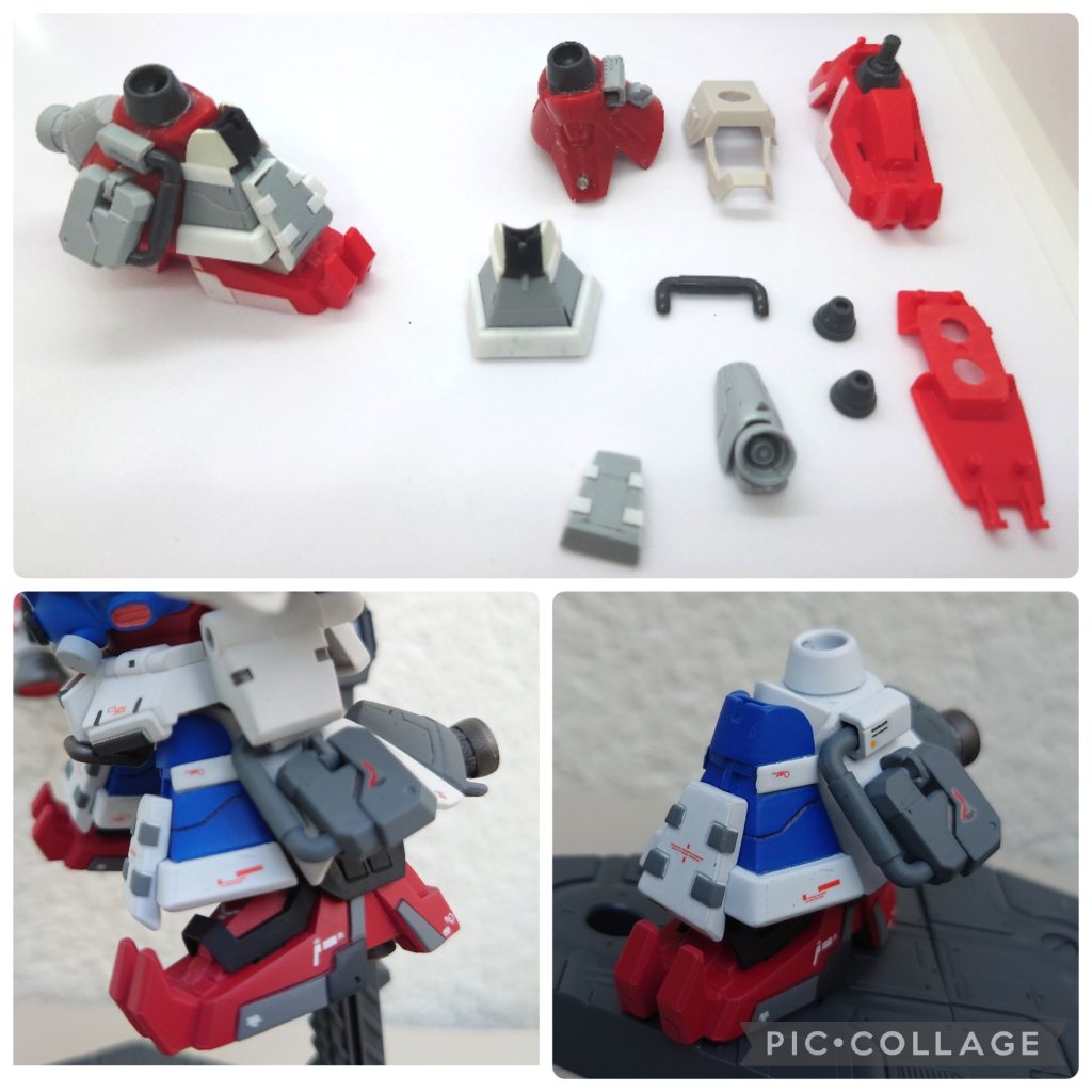 サイサリスは下半身のゴツさも魅力の1つだと思うんですが自分の腕では再現出来なかったのでオリジナルのものとなりました～パイプのように見えてるものはランナーです、このパーツも多少カパカパ出来るくらいには稼働します