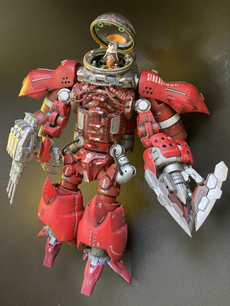 大佐には必要無いかもしれませんが、搭乗手すりを沢山付けて雰囲気UPしています…