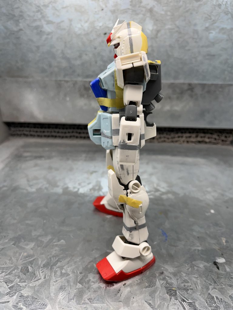 黄色部分はポリパテでの改造箇所。