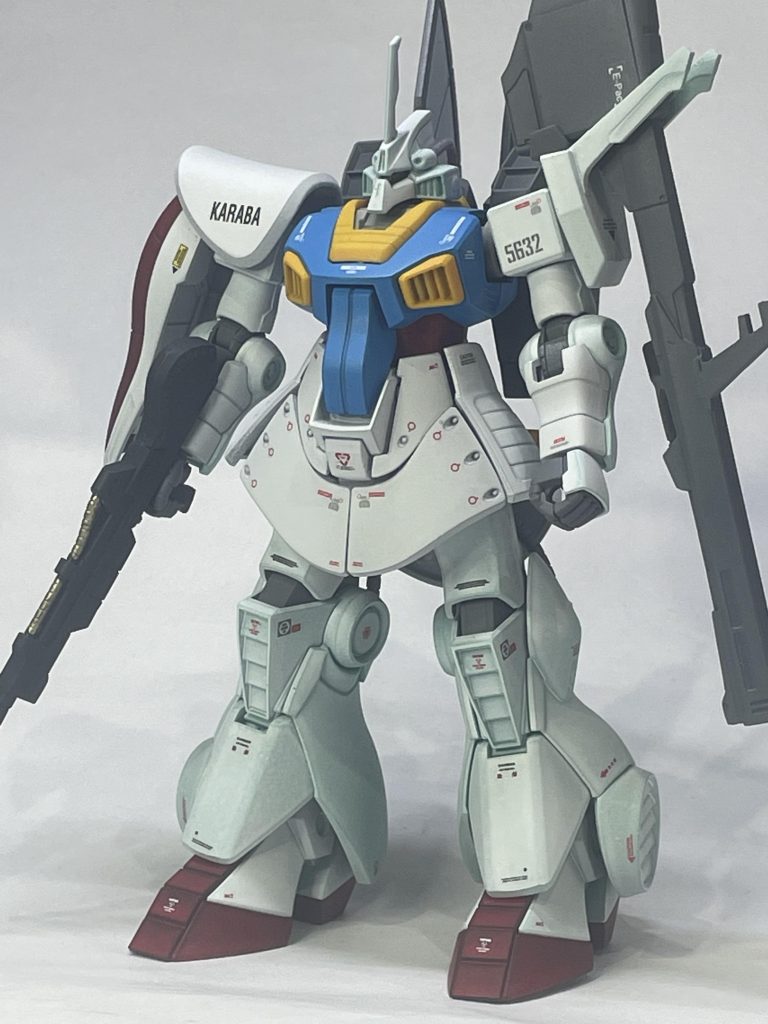 HG ディジェ。ガンダムNT放送を記念して制作。トリコロールカラーに全塗装しました。