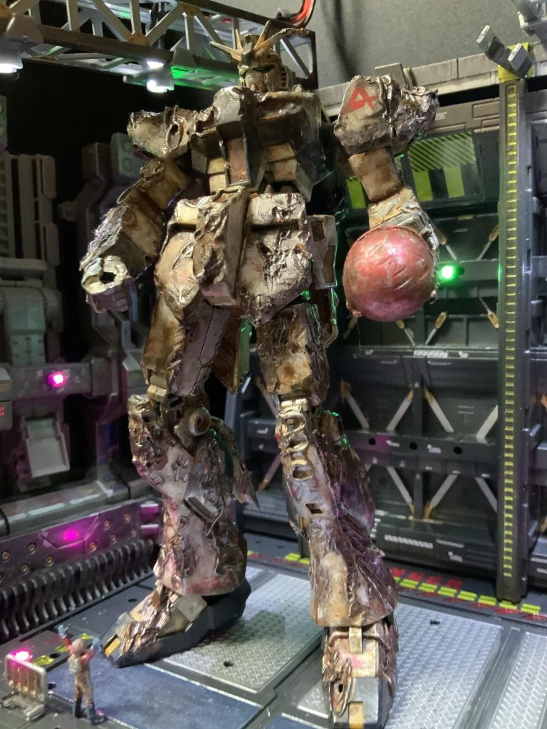 最後はこんな感じに… この後も少し汚しました、(//∇//)