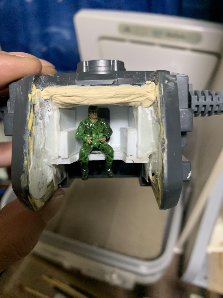 飽きてしまい細部は適当に笑1/48のドイツ兵