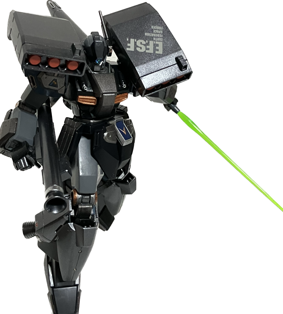 スタークジェガン　ロービジ風味塗装–5枚目/制作者：週末のリキ丸仙人