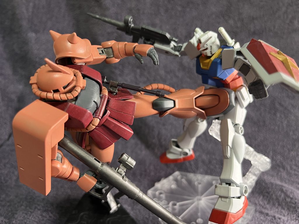EGのガンダム蹴らせてみました笑