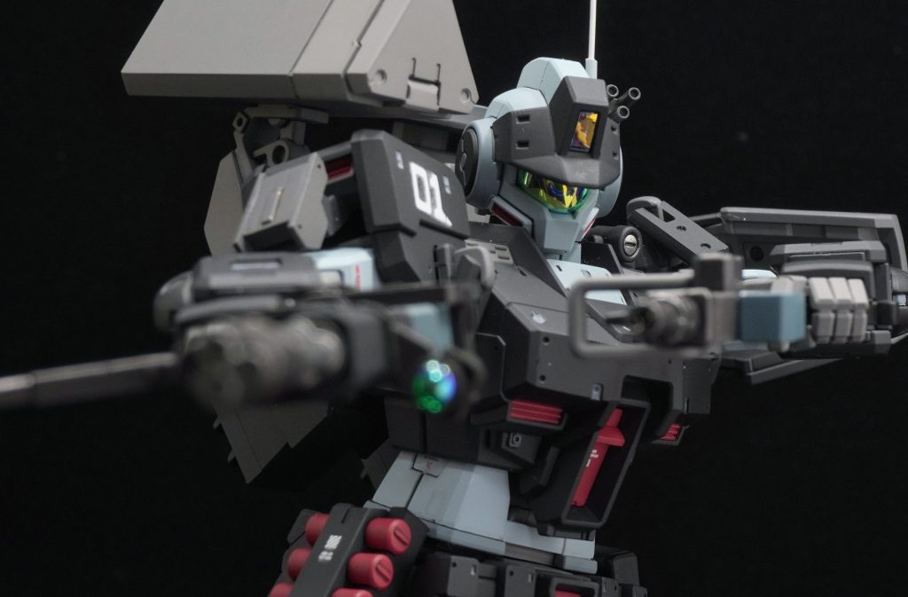 陸ジムのマシンガンを追加して二丁スタイルです！