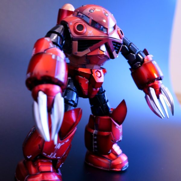 シャア専用ズゴック　鏡面仕上げ