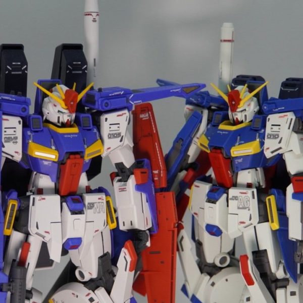 MG ZZガンダム 通常版と強化型を作成しました