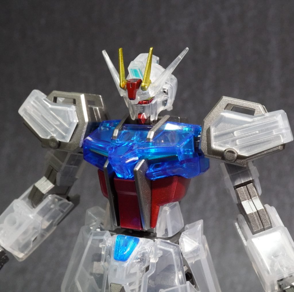 カラーガイドC＝ミスターカラーG＝ガイアノーツ■クリアーパーツ部C スーパークリアー■レッド部C サーフェイサーC ウィノーブラックC スーパーファインシルバーC クリアールージュC スーパークリアー■イエロー部C サーフェイサーC ウィノーブラックC スーパーファインシルバーC クリアーイエローC スーパークリアー■足部、アーマーシュナイダー部、　ダクト部、グレー部C サーフェイサーC ウィノーブラックC スーパーファインシルバーC クリアーブラックC スーパークリアー■フレーム部C サーフェイサーC ウィノーブラックC スーパーアイアン2C スーパークリアー■ツインアイ部C サーフェイサーC ウィノーブラックC スーパーファインシルバーG 蛍光イエローC スーパークリアー■センサー部G 蛍光ブルーグリーンC スーパークリアー■施工箇所全パーツヤスリがけ表面処理クリアーパーツ部タミヤコンパウンド粗め→細目塗装後、ハセガワセラミックコンパウンドアンテナシャープ化