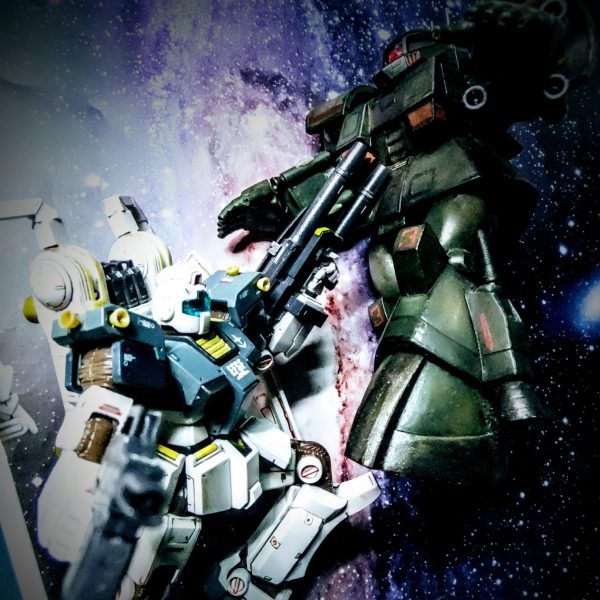 サンダーボルト風　ＭＳ０６Ｚ　お披露目です（笑）沢山の観覧ありがとうございます。御礼と言っては難ですがメイン画像とアピールショット１と６の３枚は新規撮影差し替えましたのでよろしくお願いします(笑)