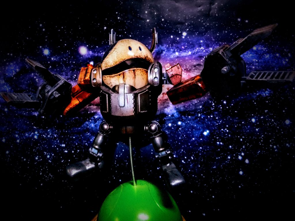 ハロ「G太郎！疲れている！ハロをメインでお披露目している💦」–5枚目/制作者：gtarou