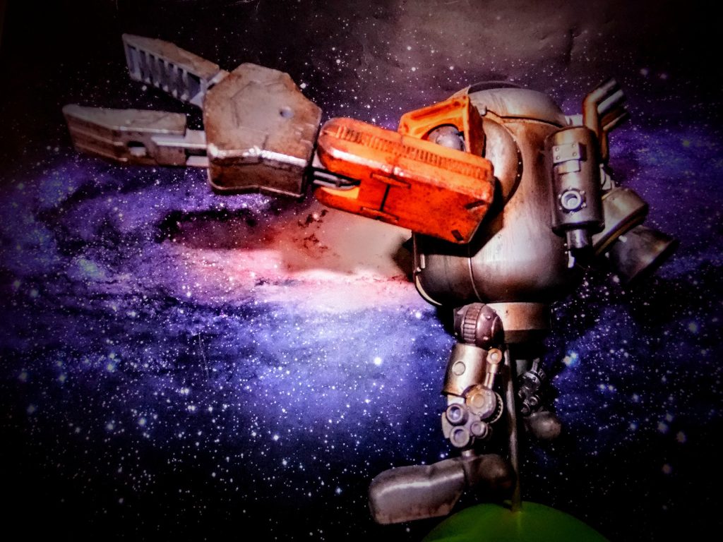 ハロ「G太郎！疲れている！ハロをメインでお披露目している💦」–3枚目/制作者：gtarou