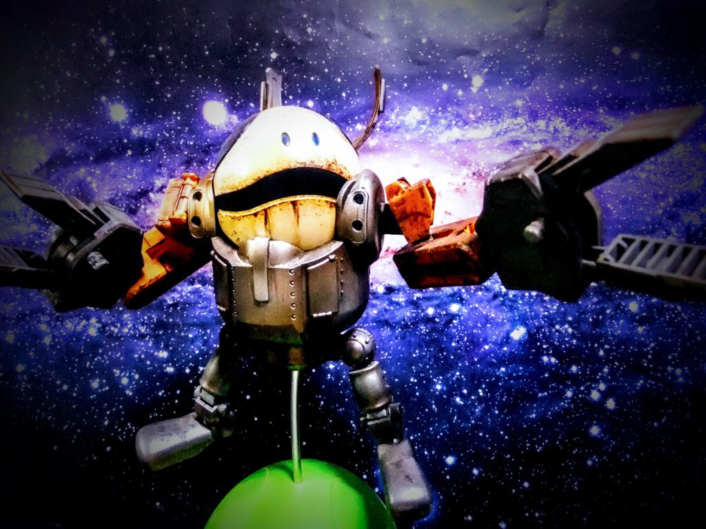 ハロ「G太郎！疲れている！ハロをメインでお披露目している💦」–2枚目/制作者：gtarou