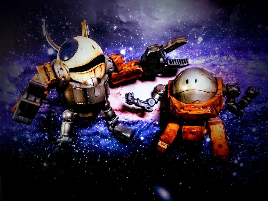 ハロ「G太郎！疲れている！ハロをメインでお披露目している💦」–6枚目/制作者：gtarou