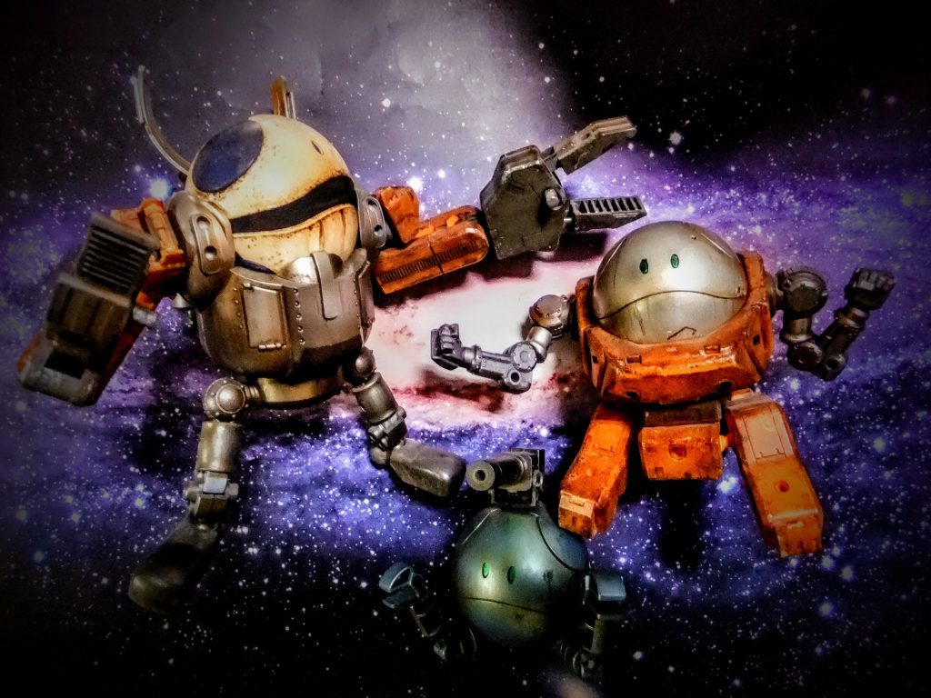 ハロ「G太郎！疲れている！ハロをメインでお披露目している💦」–7枚目/制作者：gtarou